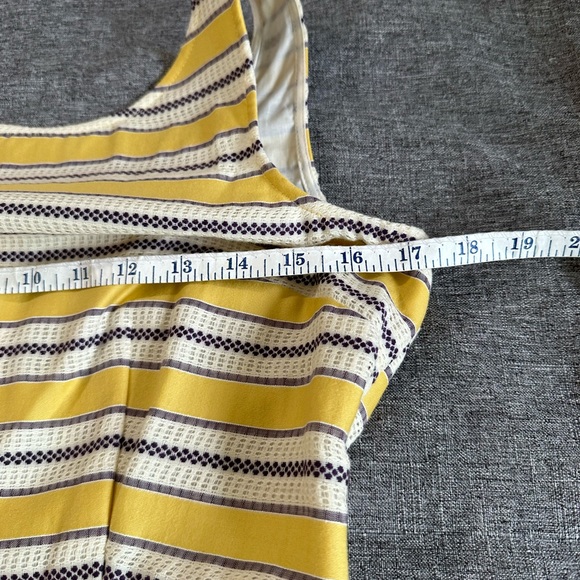 Boden yellow stripe Grace sheath dress NWOT - Picture 8 of 13